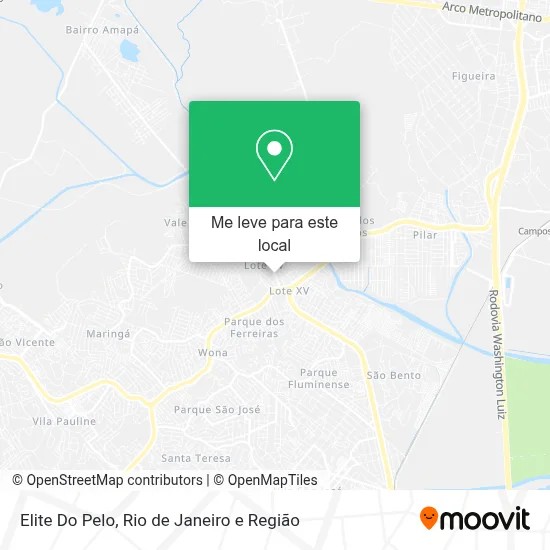 Elite Do Pelo mapa