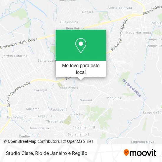 Studio Clare mapa