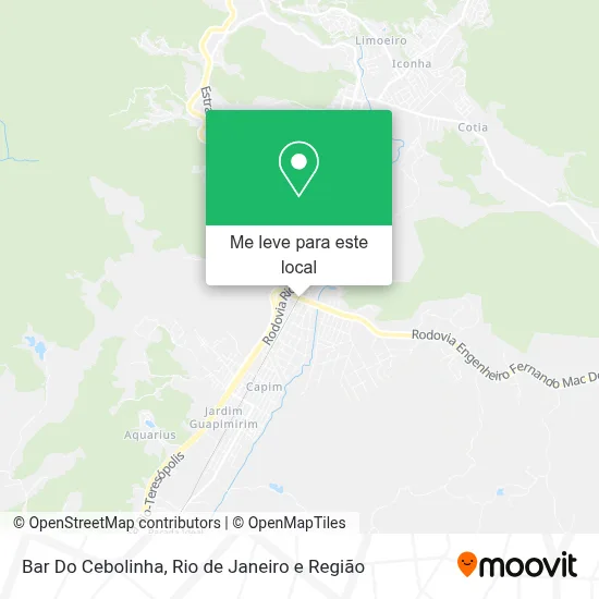 Bar Do Cebolinha mapa