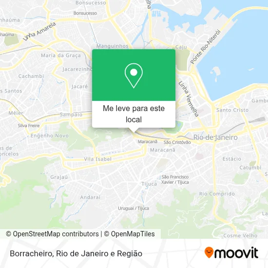 Borracheiro mapa