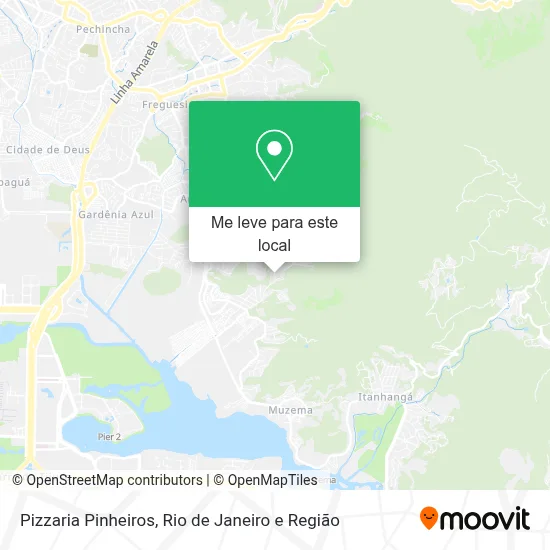 Pizzaria Pinheiros mapa