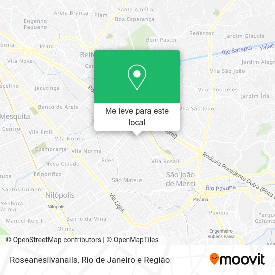 Roseanesilvanails mapa