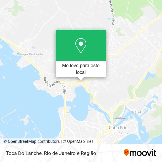Toca Do Lanche mapa
