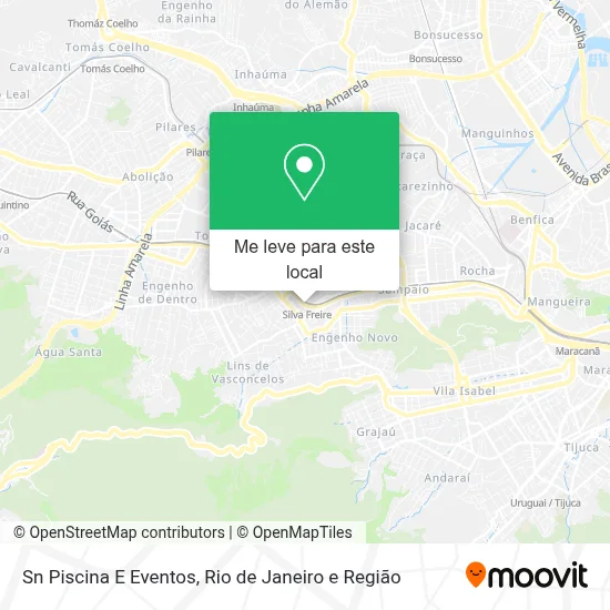Sn Piscina E Eventos mapa