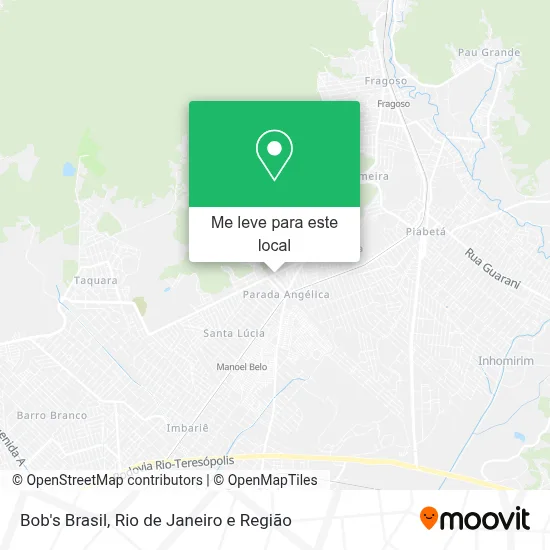 Bob's Brasil mapa