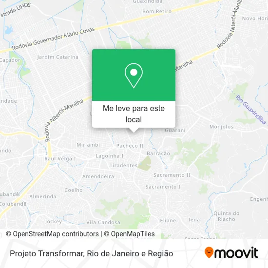 Projeto Transformar mapa