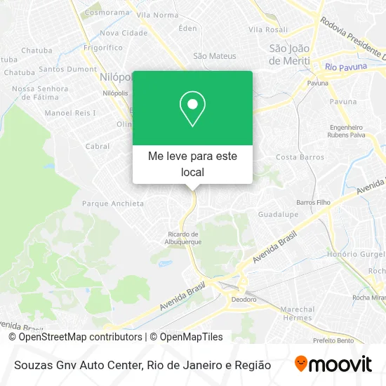 Souzas Gnv Auto Center mapa