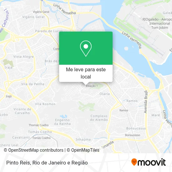 Pinto Reis mapa