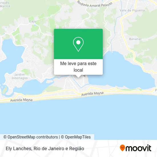 Ely Lanches mapa