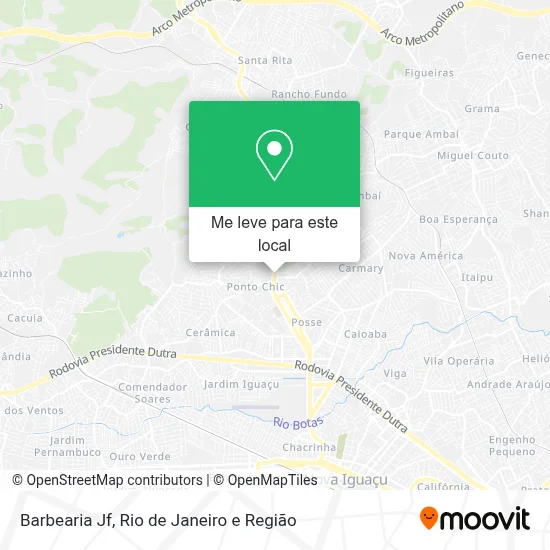 Barbearia Jf mapa