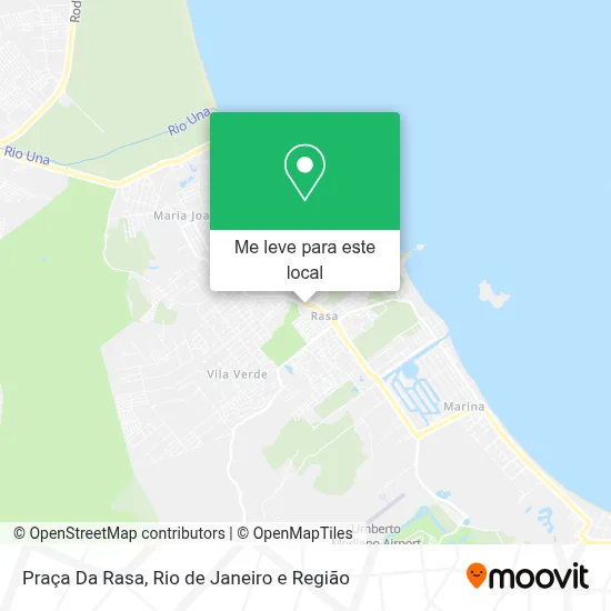 Praça Da Rasa mapa