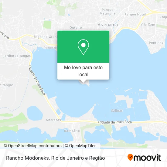 Rancho Modoneks mapa