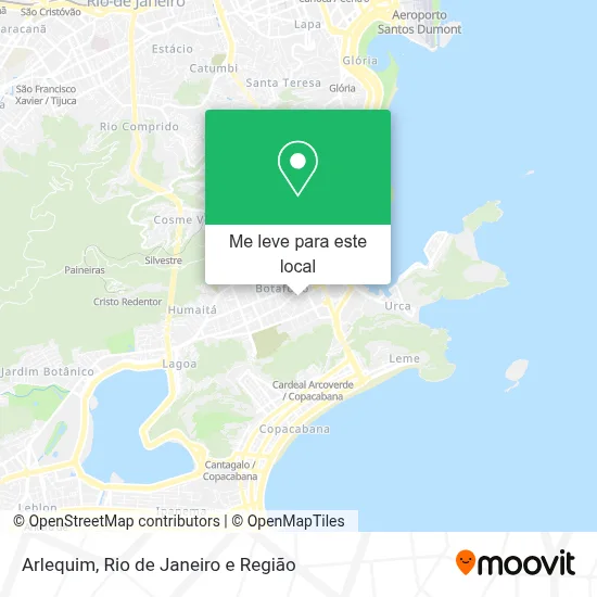 Arlequim mapa