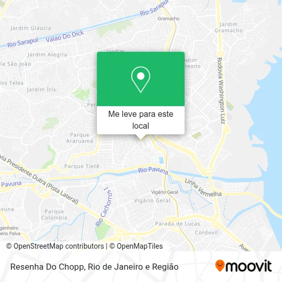 Resenha Do Chopp mapa