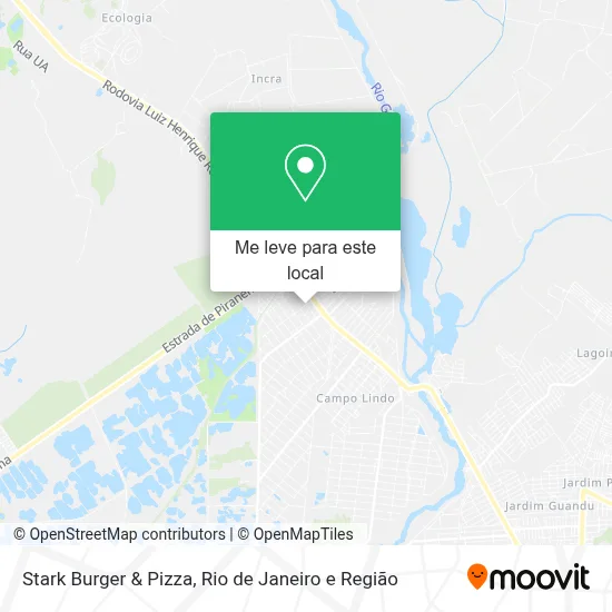 Stark Burger & Pizza mapa