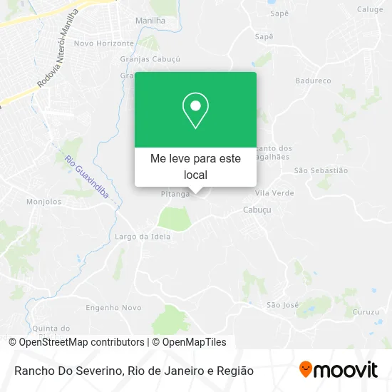 Rancho Do Severino mapa