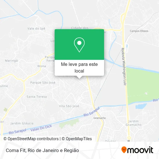 Coma Fit mapa