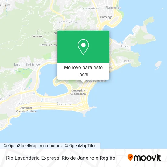 Rio Lavanderia Express mapa