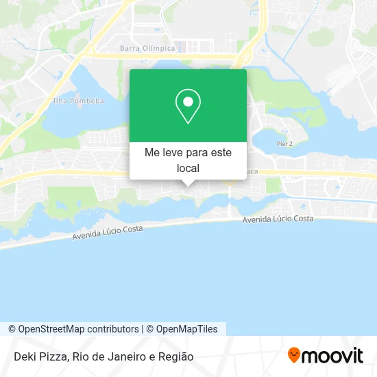 Deki Pizza mapa