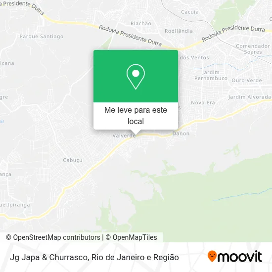 Jg Japa & Churrasco mapa