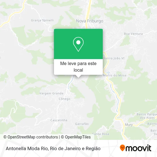 Antonella Moda Rio mapa