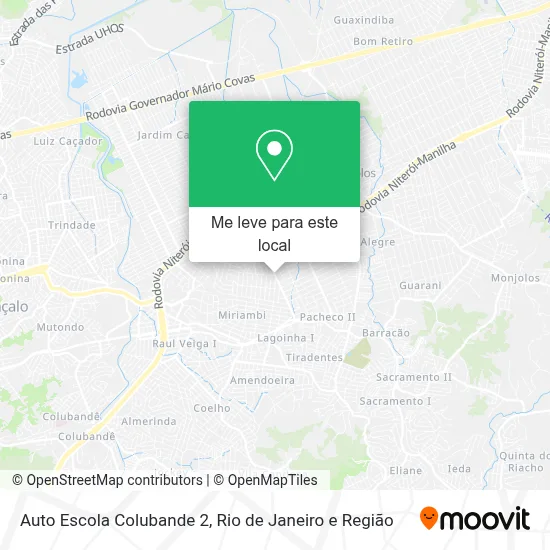 Auto Escola Colubande 2 mapa