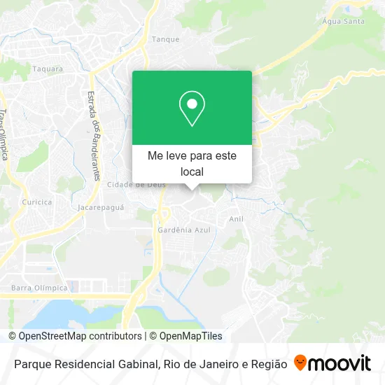 Parque Residencial Gabinal mapa