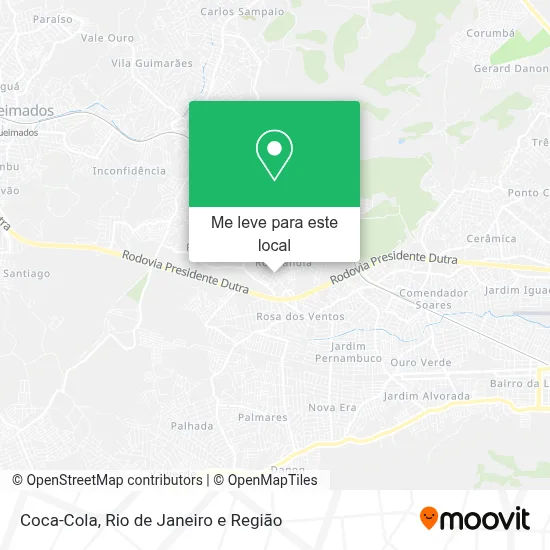 Coca-Cola mapa