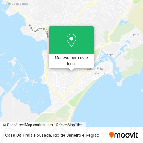 Casa Da Praia Pousada mapa
