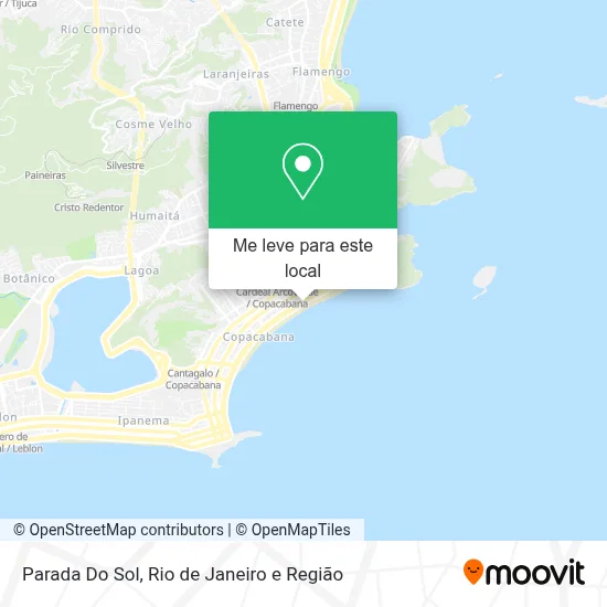 Parada Do Sol mapa