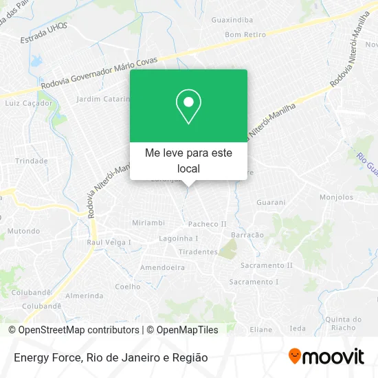 Energy Force mapa