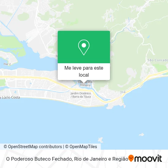 O Poderoso Buteco Fechado mapa