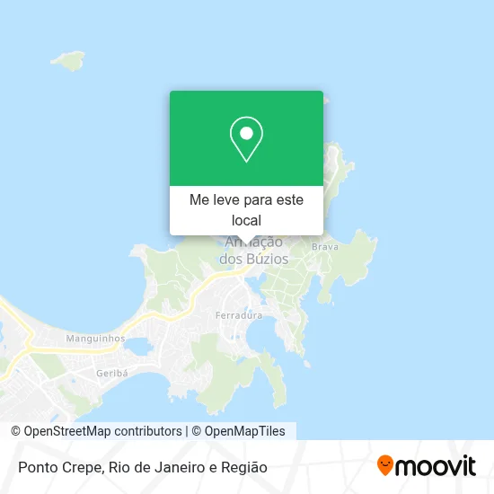 Ponto Crepe mapa