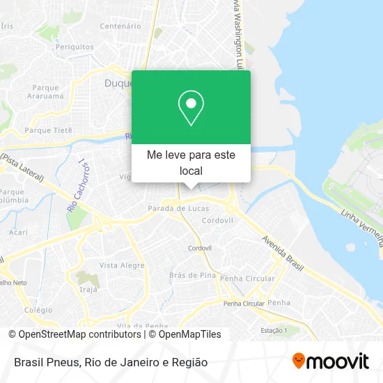 Brasil Pneus mapa