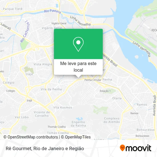 Rê Gourmet mapa