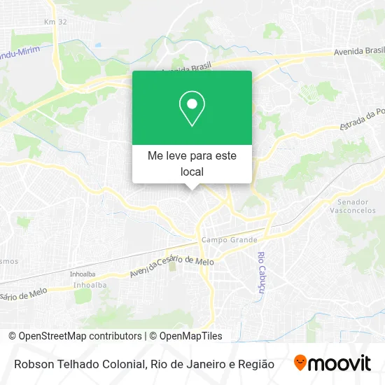 Robson Telhado Colonial mapa