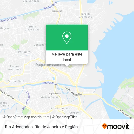 Rts Advogados mapa