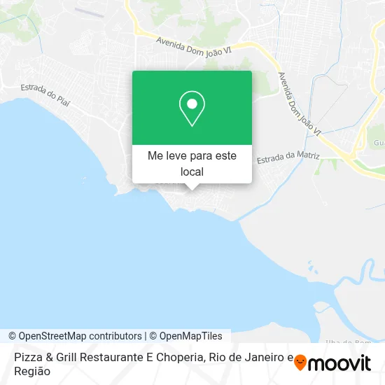 Pizza & Grill Restaurante E Choperia mapa