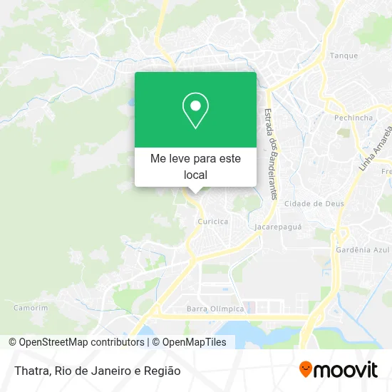 Thatra mapa