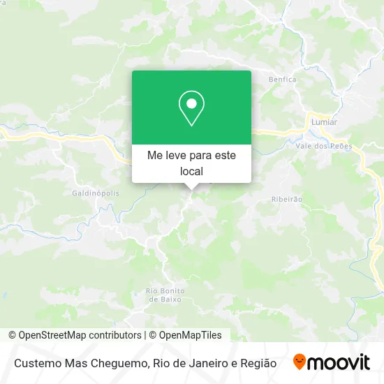 Custemo Mas Cheguemo mapa