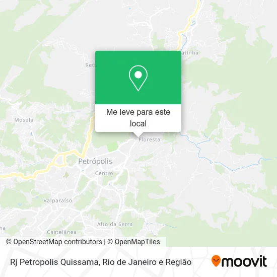 Rj Petropolis Quissama mapa