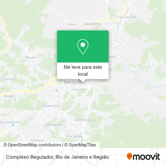 Complexo Regulador mapa