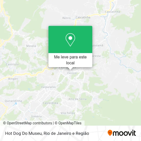 Hot Dog Do Museu mapa