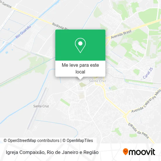 Igreja Compaixão mapa