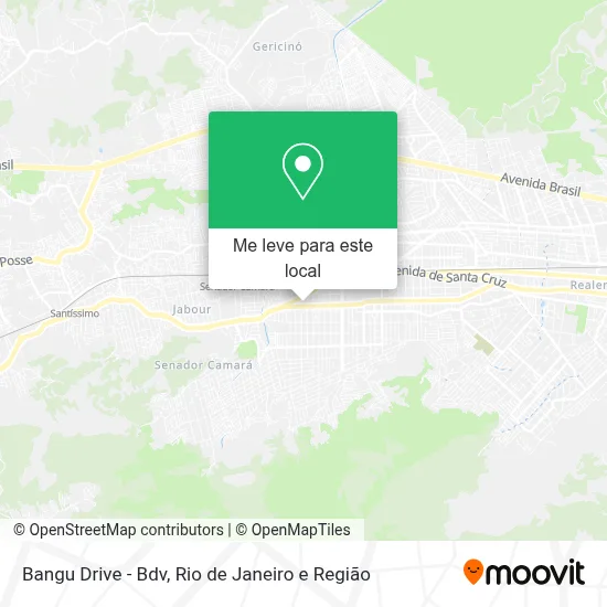 Bangu  Drive - Bdv mapa