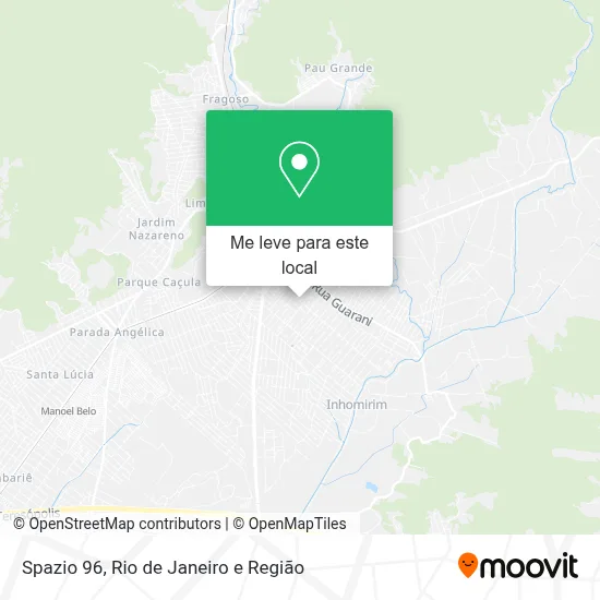 Spazio 96 mapa