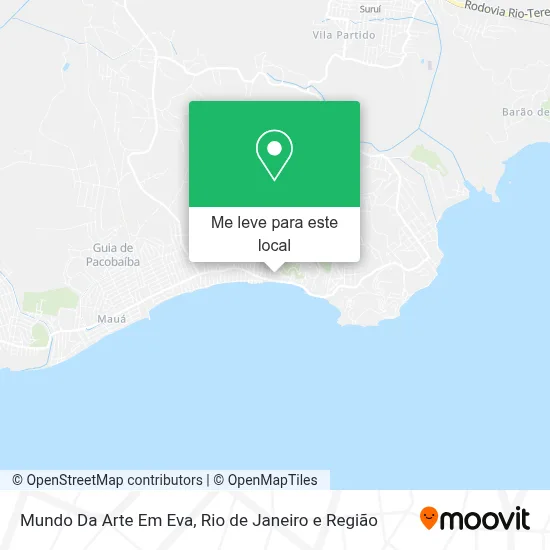 Mundo Da Arte Em Eva mapa