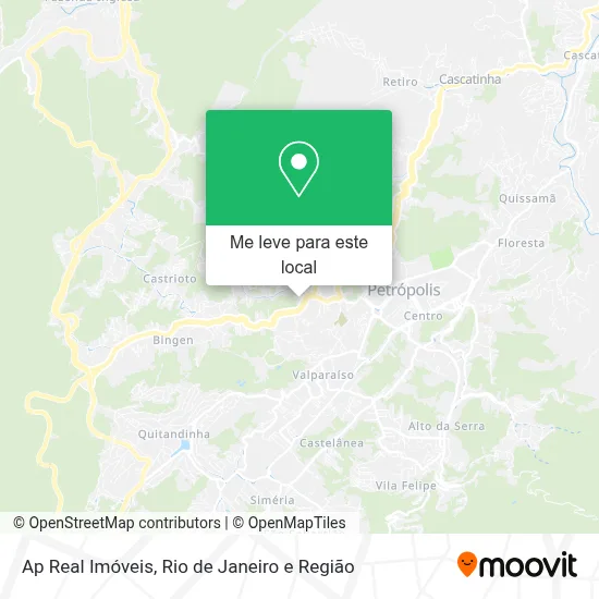 Ap Real Imóveis mapa