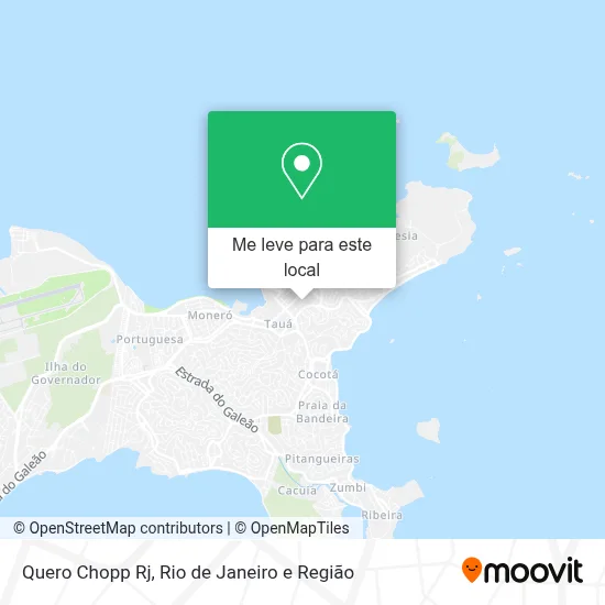 Quero Chopp Rj mapa
