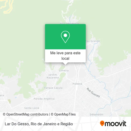 Lar Do Gesso mapa